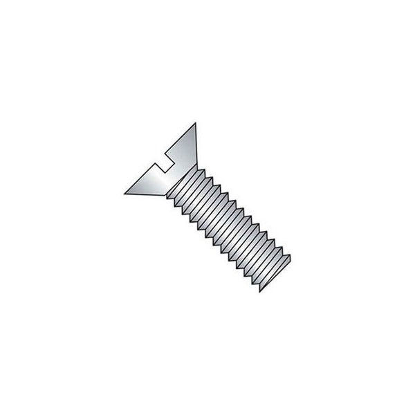 Titan Fasteners M6 x 1.0 x 8mm Machine Screw Slotted Flat Head